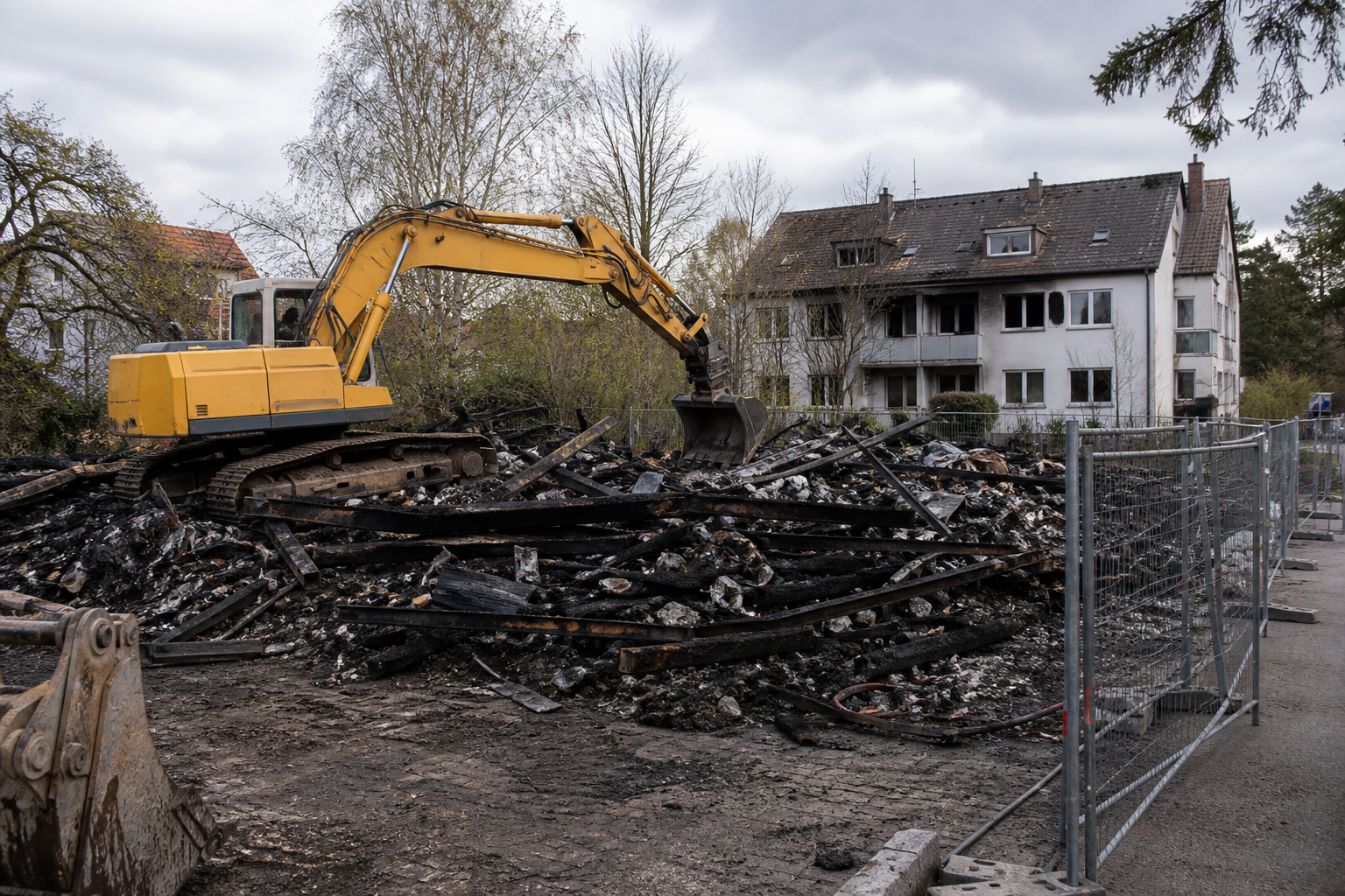Brandobjekt Spandau – Baustellenfoto 1